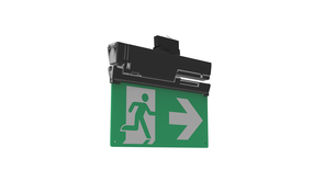 LCB LED LED Spanningsrail 3-Fase Noodarmatuur - 2W 200Lm | Zwart - Noodvluchtweg aanduiding - Incl. Pictogram LCB LED LED Spanningsrail 3-Fase Noodarmatuur - 2W 200Lm | Zwart - Noodvluchtweg aanduiding - Incl. Pictogram