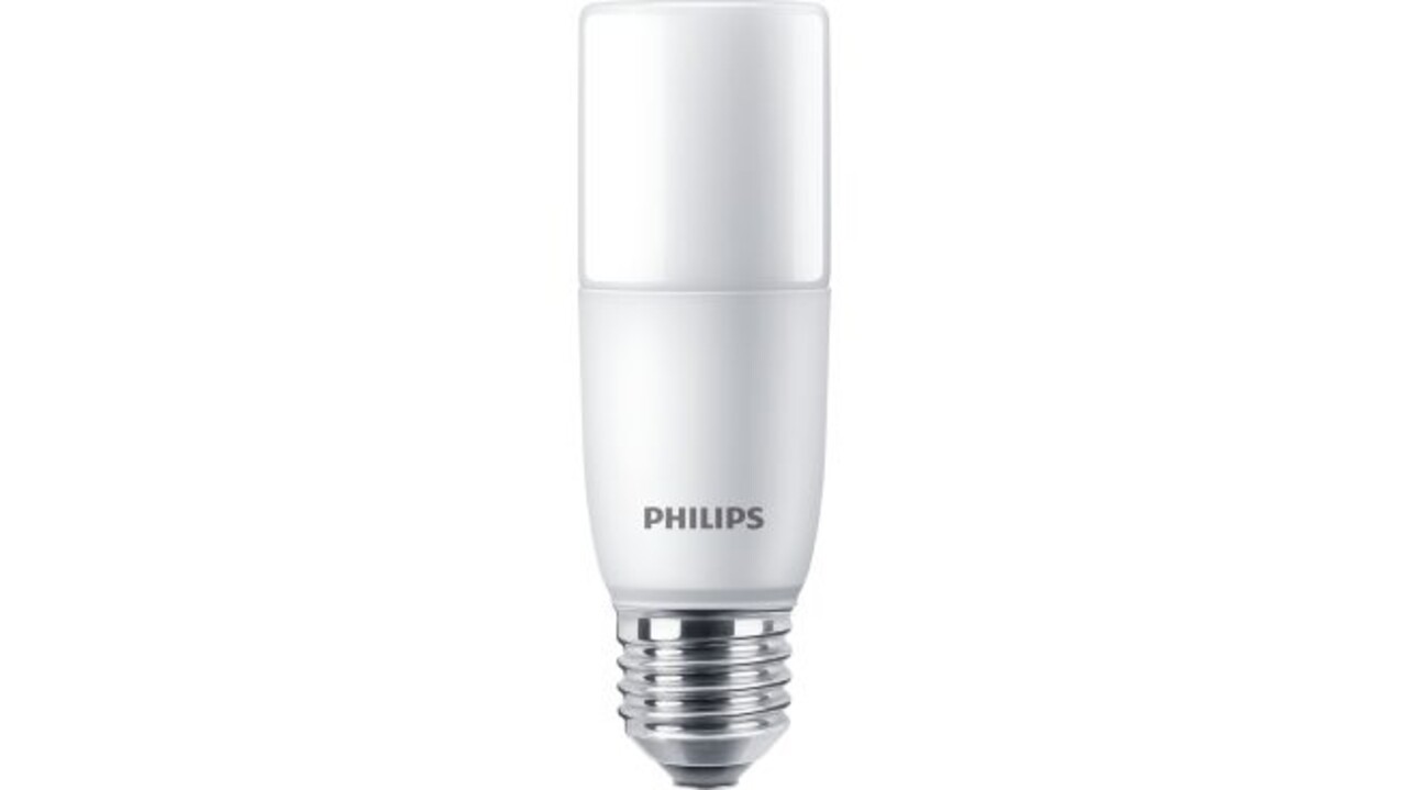 Philips LED Verlichting | Officieel distributeur Corepro LED E27 Tubular Stick Mat 9.5W 950Lm - 3000K 830 Warm Wit | Vervangt 68W