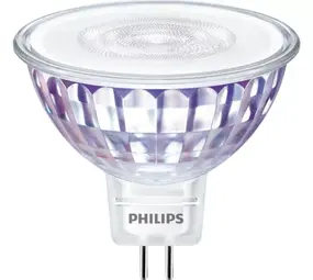 Philips LED Verlichting | Officieel distributeur LED Spot 12V - GU5.3 MR16 - CorePro - 7W 621Lm - 3000K 830 Warm Wit | 36D  - Vervangt 50W