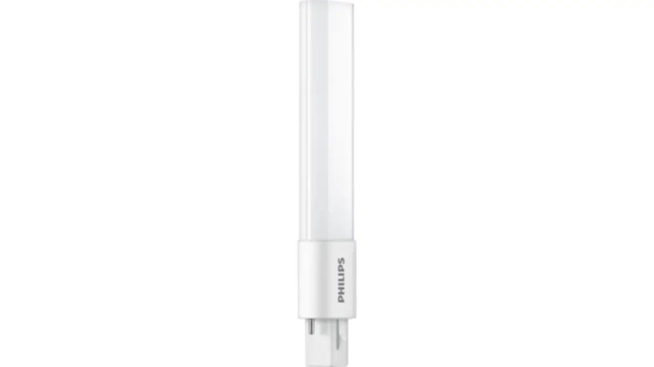 Philips LED  PL-S - Corepro - 5W 520Lm - 830 Warm Wit | 2Pins - Vervangt 9W - AC Mains 230v Philips LED  PL-S - Corepro - 5W 520Lm - 830 Warm Wit | 2Pins - Vervangt 9W - AC Mains 230v