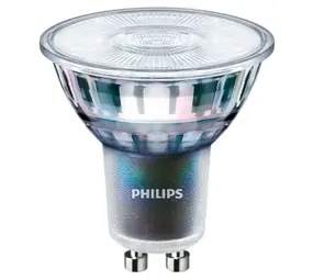 Philips LED Verlichting | Officieel distributeur LED spot - GU10 fitting - MASTER VALUE - D - 3.7-35W - 930 - 3000K warm wit licht - 36D