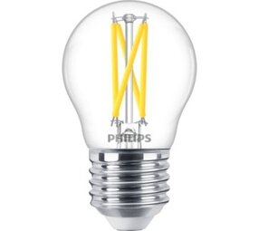 Philips LED Verlichting | Officieel distributeur LED lamp - E27 fitting - MASTER LEDLuster -DT2.5-25W - 927 - 2700K extra warm wit - P45CL - G