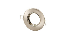 LED line verlichting - Betaalbare Professionele LED Oplossingen Inbouwspot geborsteld staal rond - kantelbaar - zaagmaat 75mm - buitenmaat 92mm