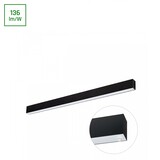 Spectrum LED Linear Armatuur zwart incl. bewegingssensor - 112cm 36W 4000lm Spectrum LED Linear Armatuur zwart incl. bewegingssensor - 112cm 36W 4000lm