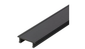 3-Fase Spanningsrail toebehoren | 2 Meter Afdekkap Zwart - Universeel Geschikt voor Spanningsrails - Aluminium XTSP 11 3-Fase Spanningsrail toebehoren | 2 Meter Afdekkap Zwart - Universeel Geschikt voor Spanningsrails - Aluminium XTSP 11
