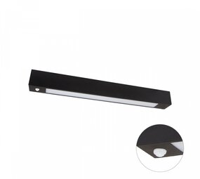Spectrum voor de installateur LED Montagebalk - Allday  Zwart- 60cm - PIR Sensor-Geschikt voor 1x 60cm LED TL