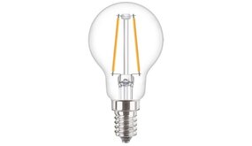 Philips Led lamp kleine fitting e14 bol 2700K 2,3w  Philips Led lamp kleine fitting e14 bol 2700K 2,3w