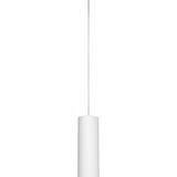 Lucide LED Hanglamp GIPSY 250MM - Japandi stijl Gips Wit - Ø 70MM  | GU10 Fitting - Pendel 1300MM - 250  x 70 MM