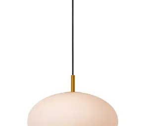 Lucide Lucide ELYSEE - Hanglamp - Ø 30 cm - 1xE27 - Opaal