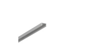 Topmet U-profiel- Extra Slim- Aluminium Zilver- 2000mm- 8*12mm- geschikt voor 8mm led strips