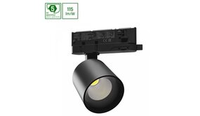 Spectrum LED 3F Railspot - Artemida Mini - 6-20W 600Lm-1700Lm Multi Lumen Switch - 3000K 930 Warm Wit | Zwart - 3-Fase Universeel Spectrum LED 3F Railspot - Artemida Mini - 6-20W 600Lm-1700Lm Multi Lumen Switch - 3000K 930 Warm Wit | Zwart - 3-Fase Universeel