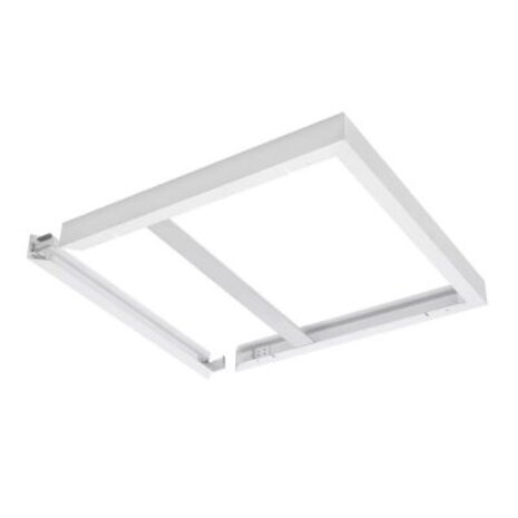 Ledvance Zakelijk: Professionele LED Verlichting & Armaturen | voor de installateur LED paneel Opbouw frame systeem- 60x60cm - Wit aluminium - 75mm hoog