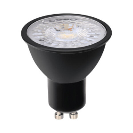 LCB LED Europe  GU10 Spot -  Ø 50-  3W Zwart Dimbaar- 2700K