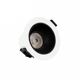 Spectrum voor de installateur LED Downlight Orbito Zaagmaat 115mm - Buitenmaat 140mm - 6-20W DIP Switch  - 3000k UGR<19 - IP44