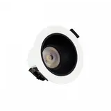 Spectrum voor de installateur LED Downlight Orbito Zaagmaat 115mm - Buitenmaat 140mm - 6-20W DIP Switch  - 3000k UGR<19 - IP44
