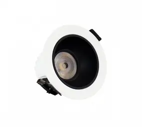 Spectrum voor de installateur LED Downlight Orbito Zaagmaat 115mm - Buitenmaat 140mm - 6-20W DIP Switch  - 3000k UGR<19 - IP44