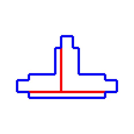 Spectrum voor de installateur LED Railspot T-verbinding wit - 3Fase - Rechts
