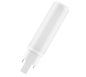 Ledvance Zakelijk: Professionele LED Verlichting & Armaturen LED PL-C Dulux - HF & AC MAINS V - 6W 600Lm - 3000K 830 Warm Wit | 4Pins G24q-1 - Vervangt 13W