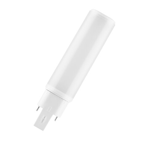 Ledvance LED PL-C Dulux - HF & AC MAINS V - 6W 600Lm - 3000K 830 Warm Wit | 4Pins G24q-1 - Vervangt 13W