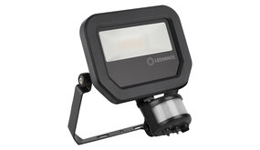 Ledvance Zakelijk: Professionele LED Verlichting & Armaturen | voor de installateur LED Breedstraler Sensor GEN 3 Zwart 8W 1200lm 100D - 840 Koel Wit | IP66 - Bewegings- en lichtsensor - Symmetrisch