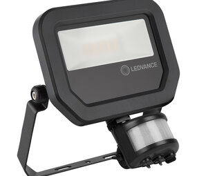 Ledvance Zakelijk: Professionele LED Verlichting & Armaturen LED Breedstraler Sensor GEN 3 Zwart 8W 1200lm 100D - 840 Koel Wit | IP66 - Bewegings- en lichtsensor - Symmetrisch