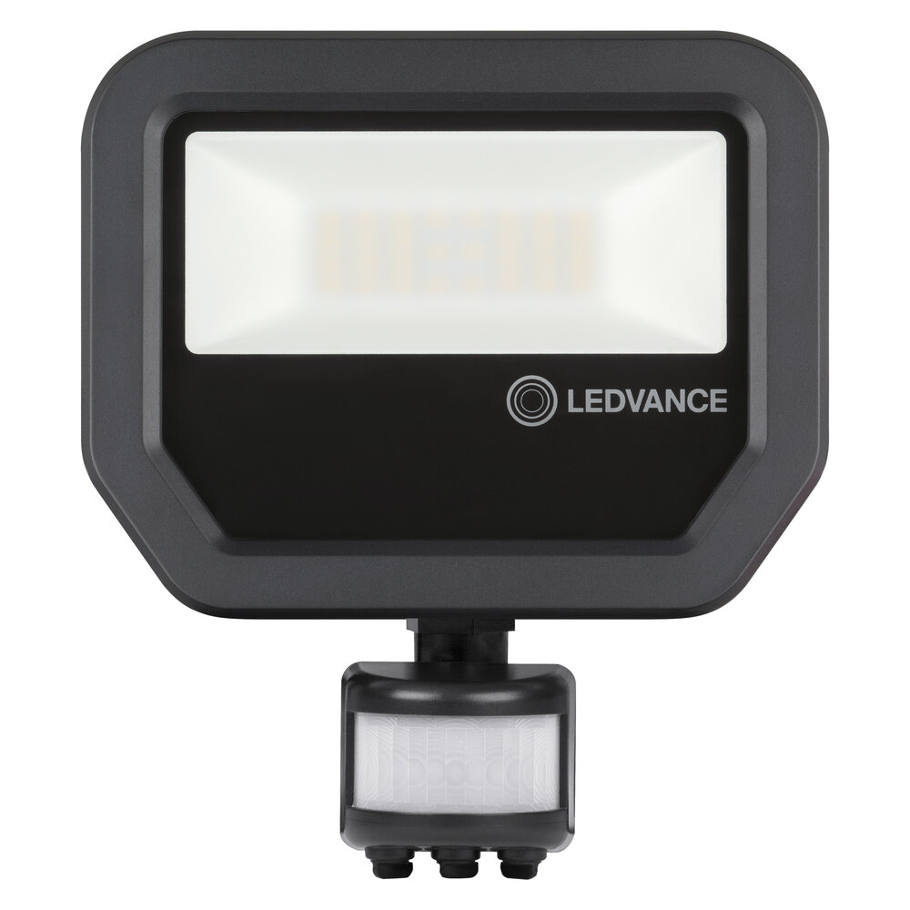 Ledvance Ledvance LED Breedstraler Sensor GEN 3 Zwart - 20W 120lm/w - 4000k - IP65 Ledvance Ledvance LED Breedstraler Sensor GEN 3 Zwart - 20W 120lm/w - 4000k - IP65