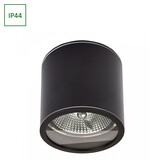 Spectrum voor de installateur LED Plafondspot CHLOE - GU10 AR111 - IP44 - excl. LED spot - Zwart - rond