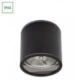 Spectrum LED Plafondspot CHLOE - GU10 AR111 - IP44 - excl. LED spot - Zwart - rond Spectrum LED Plafondspot CHLOE - GU10 AR111 - IP44 - excl. LED spot - Zwart - rond