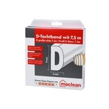 D tochtprofiel 3-6mm x 9mm - klevend D tochtprofiel 3-6mm x 9mm - klevend