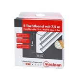 E-tochtband wit 9x4mm zelfklevend 7,5m¹