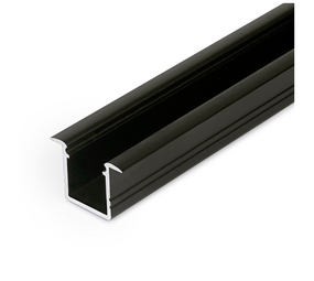 PROFIEL INBOUW SMART ZWART 10MM 2MT