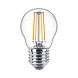 Philips LED Verlichting | Officieel distributeur LED Filament Helder glas -  G45 Kogellamp - E27 fitting -  4.7W 470lm - 827 Zeer Warm Wit | Vervangt 40W