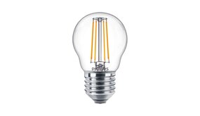 Philips LED Verlichting | Officieel distributeur Master Value LEDluster E27 Kogel Filament Helder 3.4W 470lm - 927 Zeer Warm Wit | Beste Kleurweergave - Dimbaar - Vervangt 40W