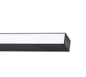 Spectrum voor de installateur LED Pendelarmatuur 168CM - Zwart Allday - 55W 6875Lm - 3000K 830 Warm Wit | UGR19 Prisma - 1680x74x44MM