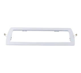 LCB LED Europe  Inbouwframe Wit  -  397x159mm - Toebehoren Nood portieklamp - Zaagmaat 357x119mm
