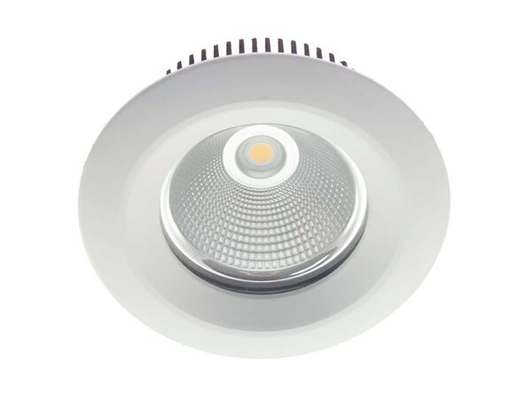 Macbright LED Downlight IP54 - Pluto 238MM - Wit - 14W 1911Lm - 3000K 830 Warm Wit | Zaagmaat 165MM + GST18i3 Wieland
