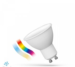 Spectrum voor de installateur LED Spot - GU10 4,9W - RGB+CCT alle lichtkleuren - Bediening met de App - Bluetooth Mesh Spectrum voor de installateur LED Spot - GU10 4,9W - RGB+CCT alle lichtkleuren - Bediening met de App - Bluetooth Mesh