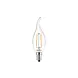 Philips LED Verlichting | Officieel distributeur CorePro LED candle E14 gebogen punt Filament Helder 2W 250lm - 927 Zeer Warm Wit | - Niet Dimbaar - Vervangt 25W