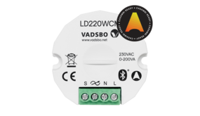 Casambi Casambi LED Dimmer - 220W - Vadsbo | Triac  LD220WCM (200VA) Casambi Casambi LED Dimmer - 220W - Vadsbo | Triac  LD220WCM (200VA)