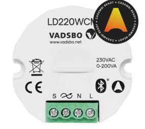 Casambi LED Dimmer - 220W - Vadsbo | tr9D220WCM (200VA)