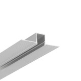Topmet Aluminium U-Profiel Stuc - Zilver 2000x12mm  | 2 Meter - Geschikt voor 10mm LED Strips - type HIDE10 C4