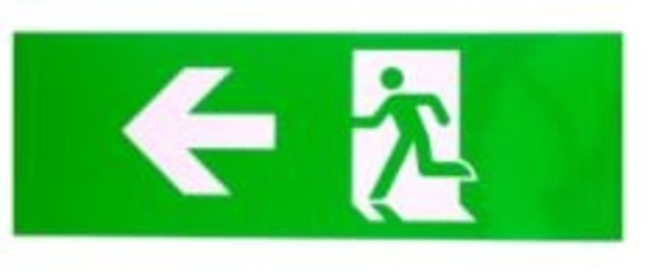 LCB LED Noodverlichting sticker - Links LCB LED Noodverlichting sticker - Links