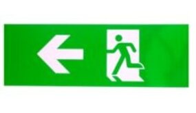 LCB LED Europe Noodverlichting sticker - Links LCB LED Europe Noodverlichting sticker - Links