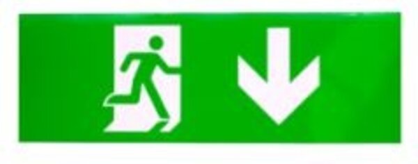 LCB LED Noodverlichting sticker - Beneden