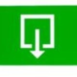 LCB LED Europe  Noodverlichting Sticker EXIT 300x100mm