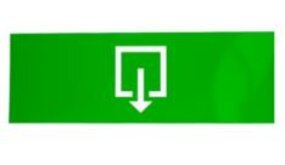 LCB LED Noodverlichting Sticker EXIT 300x100mm LCB LED Noodverlichting Sticker EXIT 300x100mm