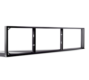LCB LED Europe  Paneel opbouwframe - Zwart - 120x30cm - Geschikt voor Backlit en Sidelit panelen