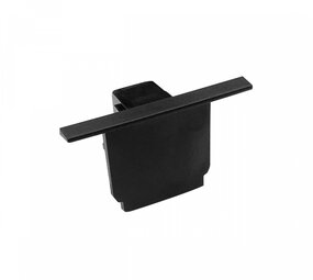 Spectrum voor de installateur LED Inbouw 3-Fase Rail - Eindkap - Zwart - Uitsluitend voor instucen