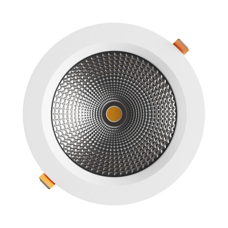 Spectrum voor de installateur LED Downlight IP54 - VIRGA 2 - Wit - 14W 140lm p/w - 3000K 830 - 90° - 230 x 80mm