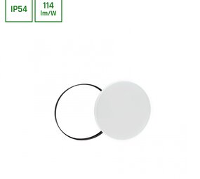 Spectrum voor de installateur LED plafonnière Nymphea IP54 - 18W 2050lm - 6000K 865